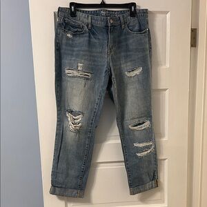 GAP Light Blue Distressed Jeans